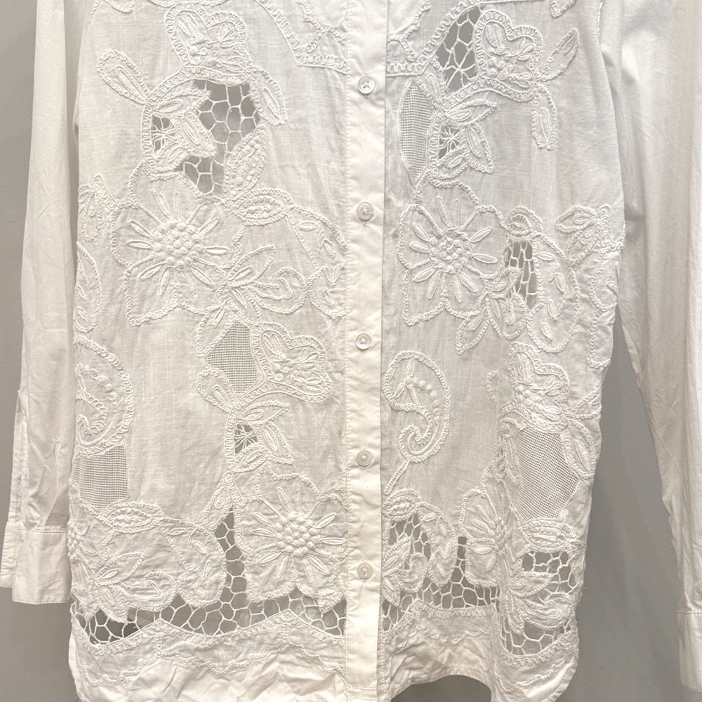 Maeve embroidered shirt